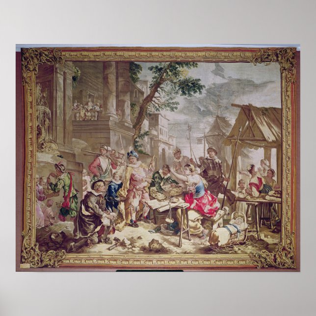 Sancho Panza and the Nut Seller Poster (Front)