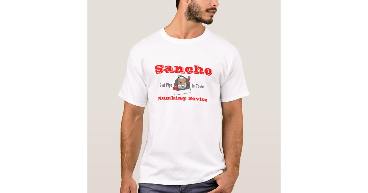 Tee-shirt homme Sancho Plumbing Service Best Pipe in Town 1830 Tee-shirt homme Sancho Plumbing Service Best Pipe in Town 1830