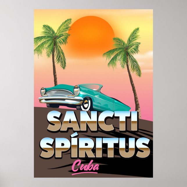 Sancti Spíritus Cuba Poster (Front)