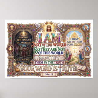 Sanctify Them By The Truth - Your Word Is Truth Poster