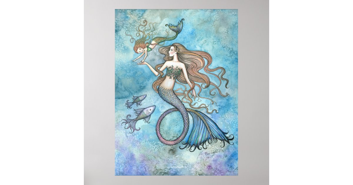 Sanctity of Motherhood Mermaid Poster | Zazzle