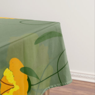 Sanctuary and Self-Love Spa Mustard Yellow Tablecloth