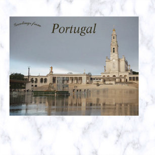 Sanctuary of Fatima Portugal Postcard
