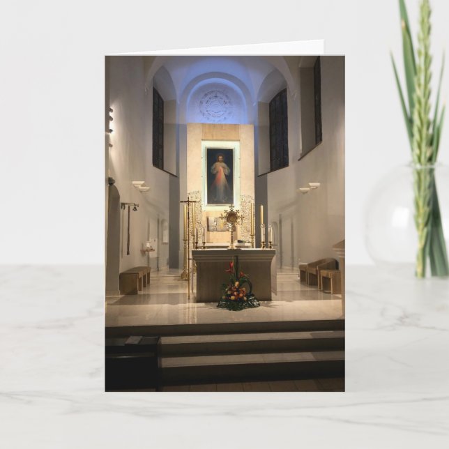 Sanctuary of the Divine Mercy Vilnius Card Blank (Front)