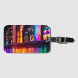 Sanctuary   Rainbow Church Artistic Luggage Tag