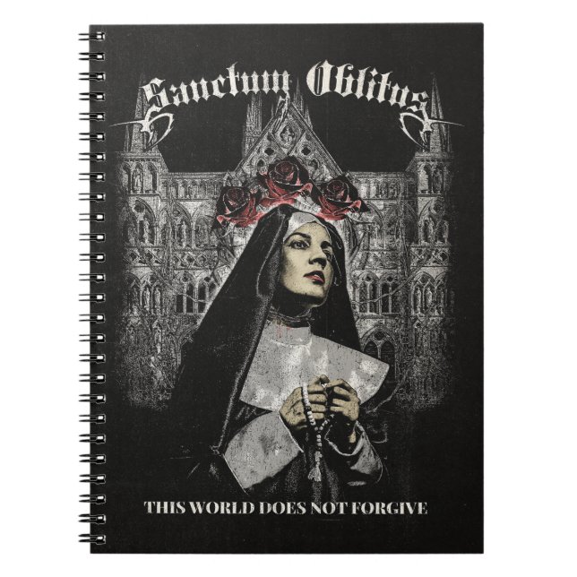 Sanctum Oblitus - Gothic Streetwear Design Notebook (Front)