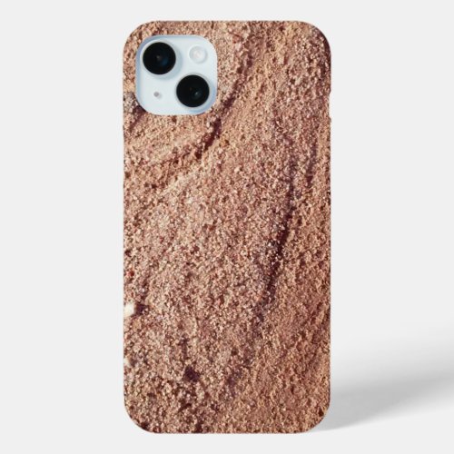 Sand After Water Flows iPhone 15 Plus Case