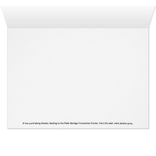 Sand Along Amado (Inside Horizontal (Bottom))