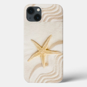 Sand and a Starfish natural neutral color iPhone 13 Case