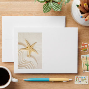 Sand and a Starfish natural neutral color Envelope