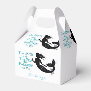 Sand and Sea Beach Mermaid Thunder_Cove Favor Boxes