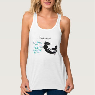 Sand and Sea Beach Mermaid Thunder_Cove Tank Top