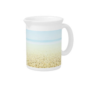 Sand and Sea Calm Coastal Beverage Pitcher