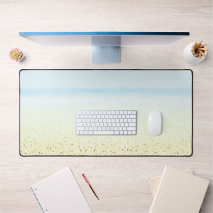 Sand and Sea Calm Coastal Desk Mat