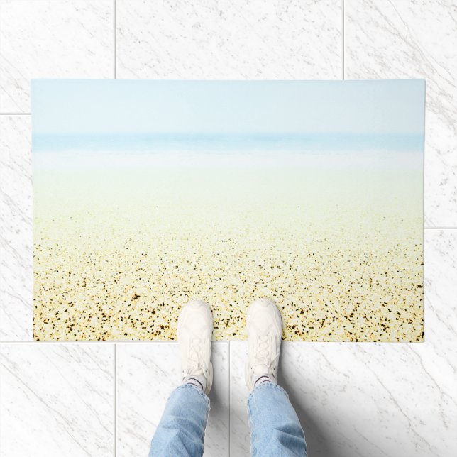 Sand and Sea Calm Coastal Doormat (Indoor)