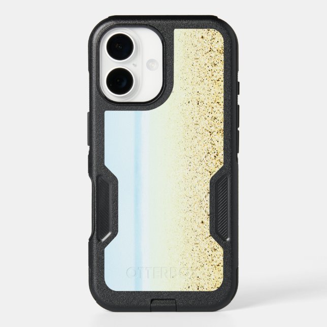 Sand and Sea Calm Coastal Otterbox iPhone Case (Back)