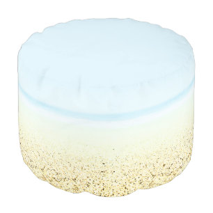 Sand and Sea Calm Coastal Pouf