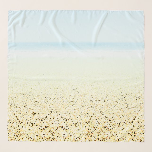 Sand and Sea Calm Coastal Scarf (Front)