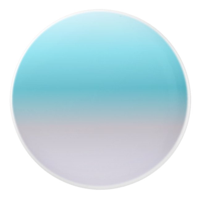 Sand And Sea Gradient Ceramic Knob (Front)