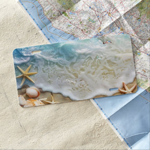 Sand and Sea License Plate