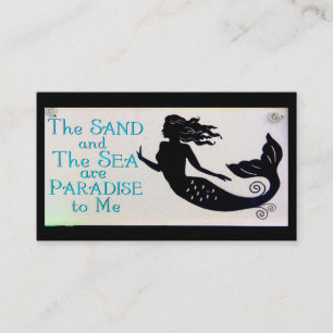 sand and sea mermaid business card 3