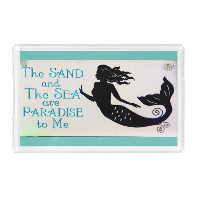 sand and sea mermaid serving tray (Front)