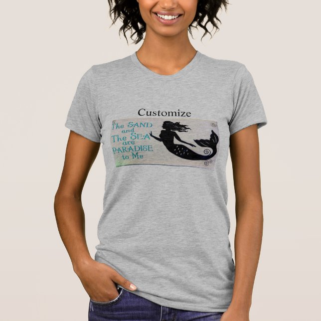 Sand and sea mermaid  T-Shirt (Front)