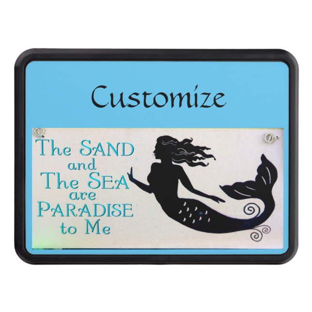 Sand and Sea Mermaid Thunder_Cove Hitch Cover (Front)