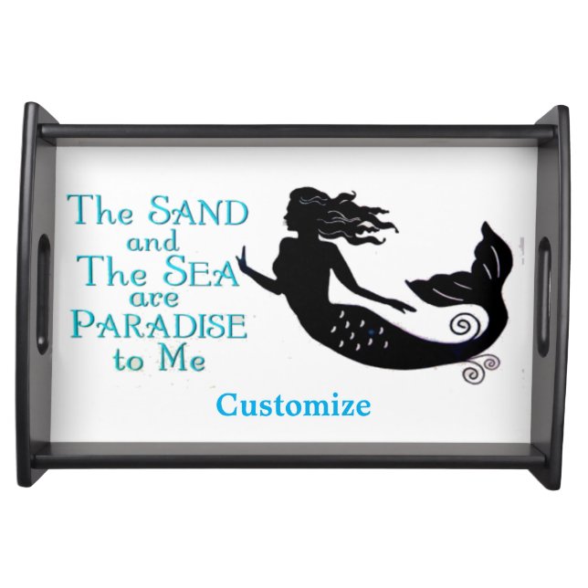 Sand and Sea Mermaid Thunder_Cove Serving Tray (Front)