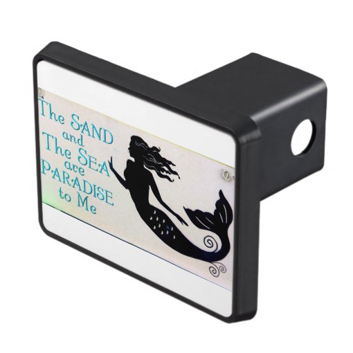 sand and sea mermaid trailer hitch cover Zazzle