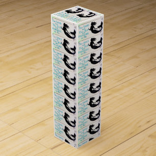 sand and sea mermaid wine gift box