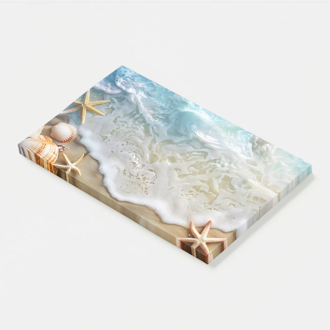Sand and Sea Post-it Notes (Angled)