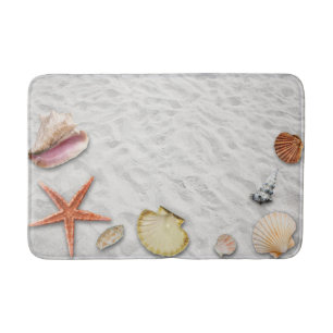 Sand and Seashells Bath Mat
