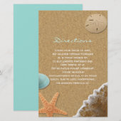 Sand and Shells Beach Directions (Front/Back)