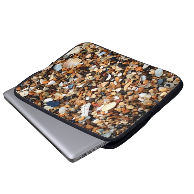 Sand and Shells Laptop Sleeve (Front Bottom)