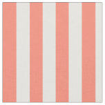 Sand and White Vertical Stripes Fabric