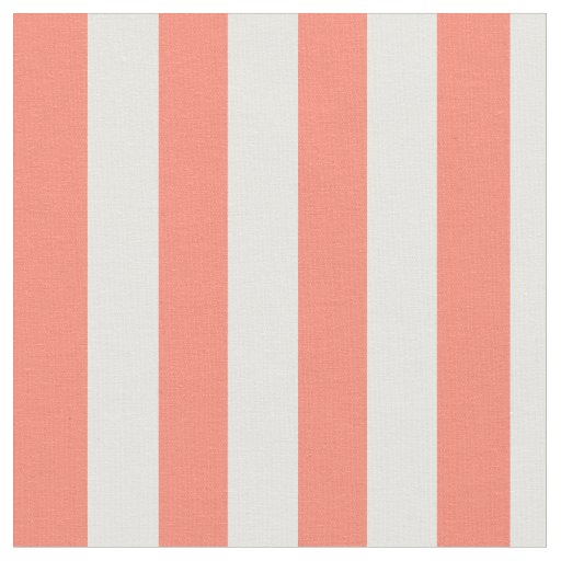 Sand and White Vertical Stripes Fabric