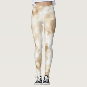 Sand Beach Abstract Leggings