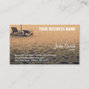 Sand Beach business card