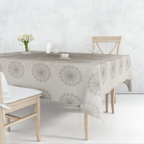 Sand_beach floral textile patterned art tablecloth