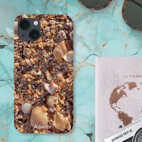 Sand Beach Personalized iPhone 13 Case