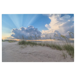 Sand between the toes metal print