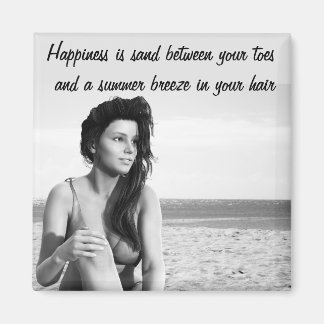 Sand Between Your Toes Quote Magnet