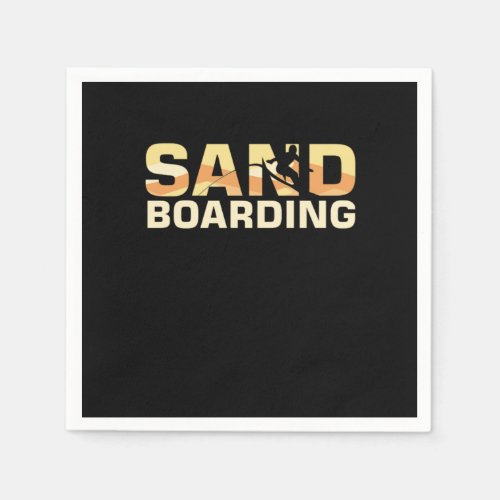 Sand Boarding Sandboarders Boardsports Extreme Spo Napkins