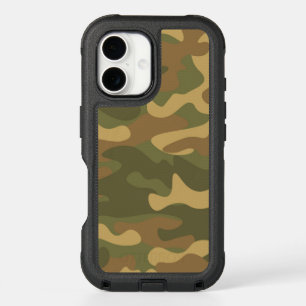 Sand Brown Camo iPhone 16 Case