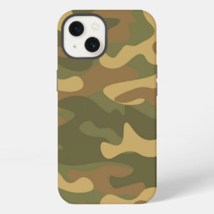 Sand Brown Green Camo iPhone 13 Case