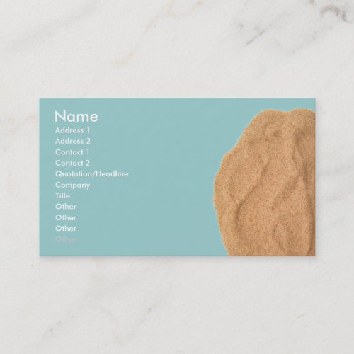 Sand Business Cards