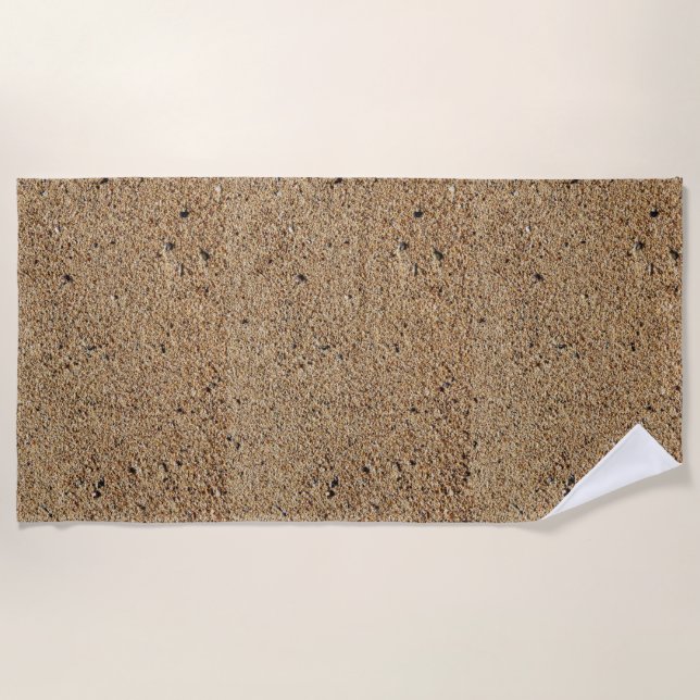 Sand camo pattern beach towel (Front)