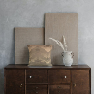 Sand Camo pattern Throw Pillow