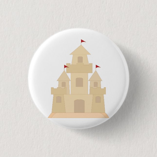 Sand Castle Button (Front)